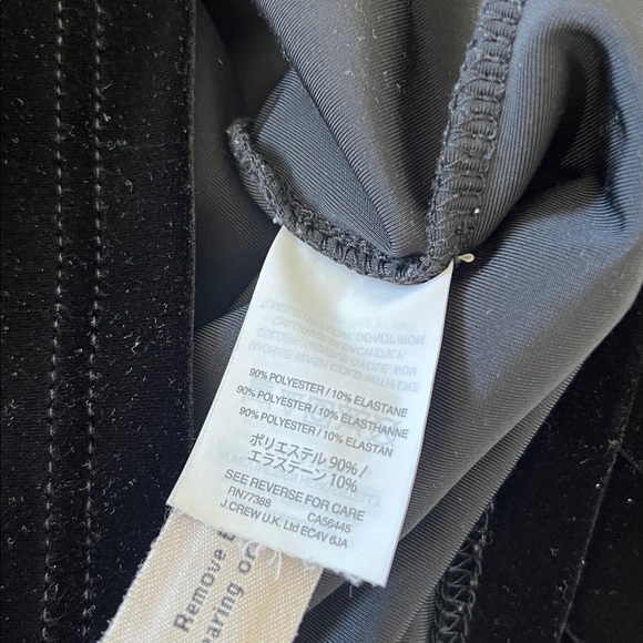 Madewell Velvet Mockneck Tee Black Size XS Style H2606 Short Sleeve Top Holiday - Picture 5 of 6